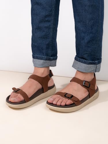 Image of FENTACIA Men Ankle Strap Sandals