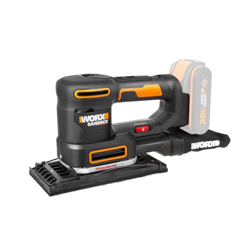 WORX WX820.9 Levigatrice Sandeck 5 in 1-20V a batteria-solo corpo macchina