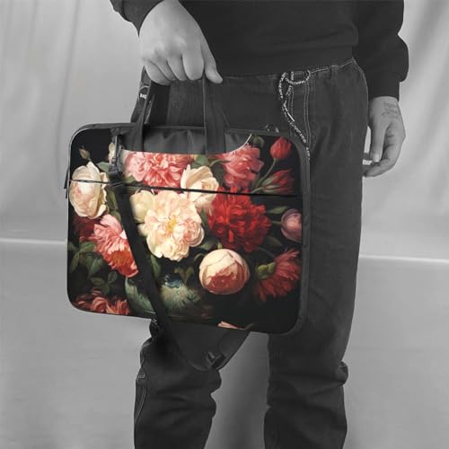 Bolso portátil KHiry para laptop unisex con diseño floral miniatura 2