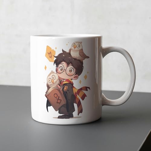 Image of Harry Potter Theme Printed Coffee Mug For Gift|Kids Boy Girl Friend|Birthday|350ml (9)
