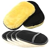 VALICLUD 6 Stück Teiliges Waschhandschuhe aus Extra Dickem Wollplüsch Hochsaugfähig Vielseitig...