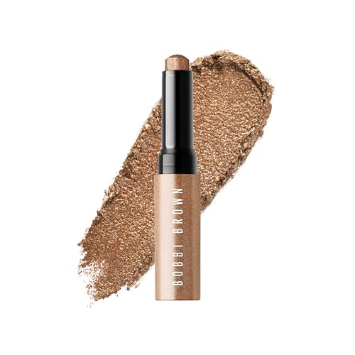 Bobbi Brown Crystal Eyes Shadow Stick | Water-Based Gel Sparkle Eyeshadow | Buildable Shimmer Eye Shadow Stick that Wears for 12 Hours Brilliant Honey 0.07 Ounce