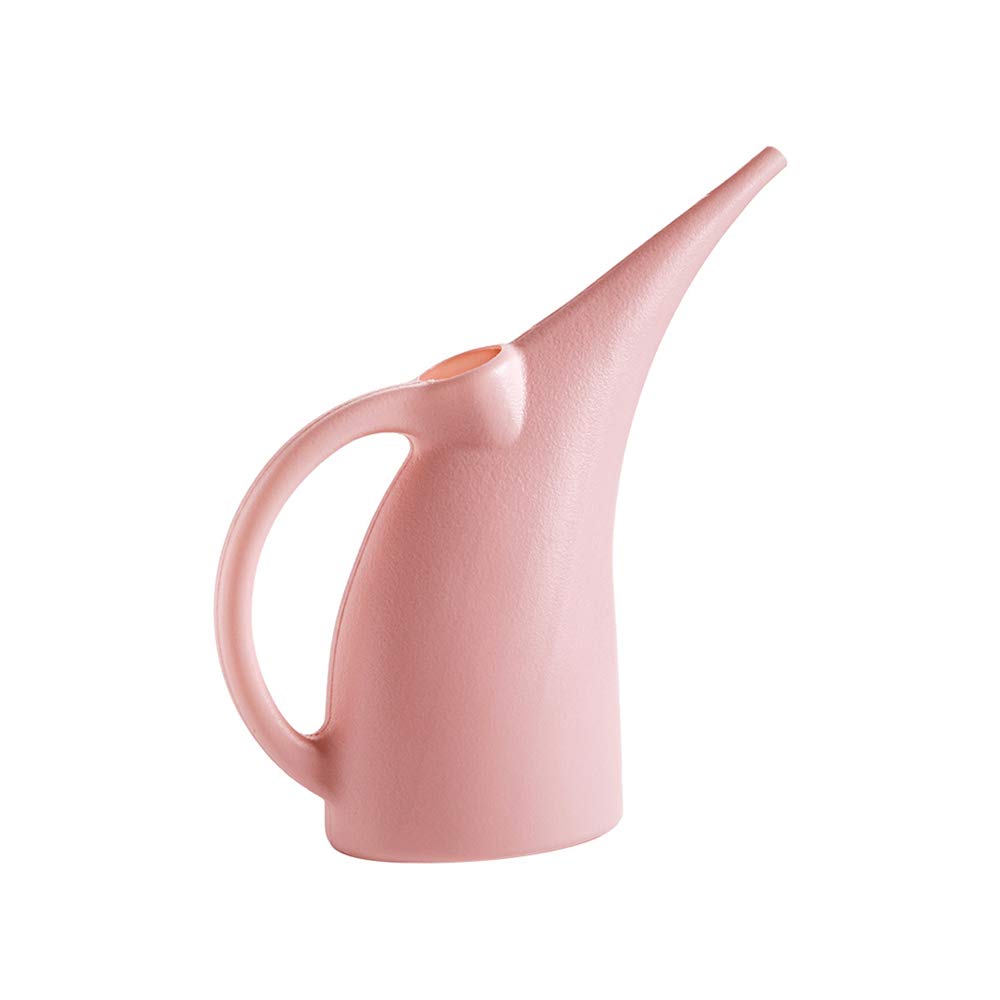 Corldif Long Spout Watering Can Elephant Watering Cans Canteen Strong and Durable Water Bottles Kettle (Pink) (2L)