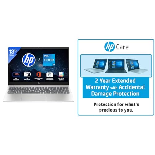 Image of HP 15, 13th Gen Intel Core i5-1334U (16GB DDR4, 1TB SSD) FHD, Anti-Glare, Micro-Edge, 15.6'' /39.6cm, Win11, M365(1yr) Of + HP Care Pack 2 Years Additional Warranty with Onsite Support