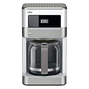Braun KF6050WH BrewSense Drip Coffee Maker,12 oz, White