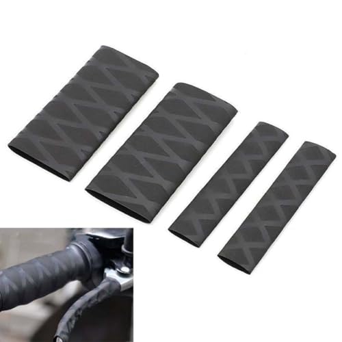 Lot de 4 poignées de guidon de moto en mousse - Diamètre : poignée de guidon - Poignée en mousse - Idéal pour moto VTT