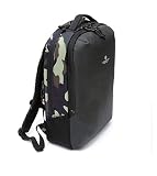 Espacio en la parte trasera cerrada con cremallera de doble deslizamiento con bolsillo acolchado para ordenador de 15/6 pulgadas + bolsillo para tablet de 10 pulgadas + espacio para ropa. Dos bolsillos laterales con cremallera en la parte trasera