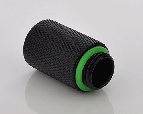 Bitspower G1/4" Male To Female Extender Fitting, 25Mm, Matte Black #TOP2