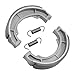 Caltric REAR BRAKE SHOES Fits SUZUKI LT125 LT-125 QUADRUNNER 125 1984-1987