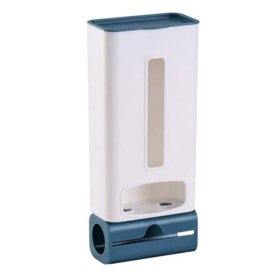 Hperu Trash Bag Dispenser Wall Mounted Grocery Garbage Bag Holder Plastic Storage Box Trash Storage Box