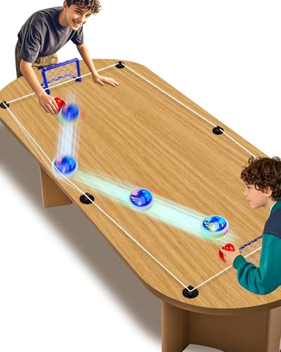 Rechargeable LED Air Hockey Game