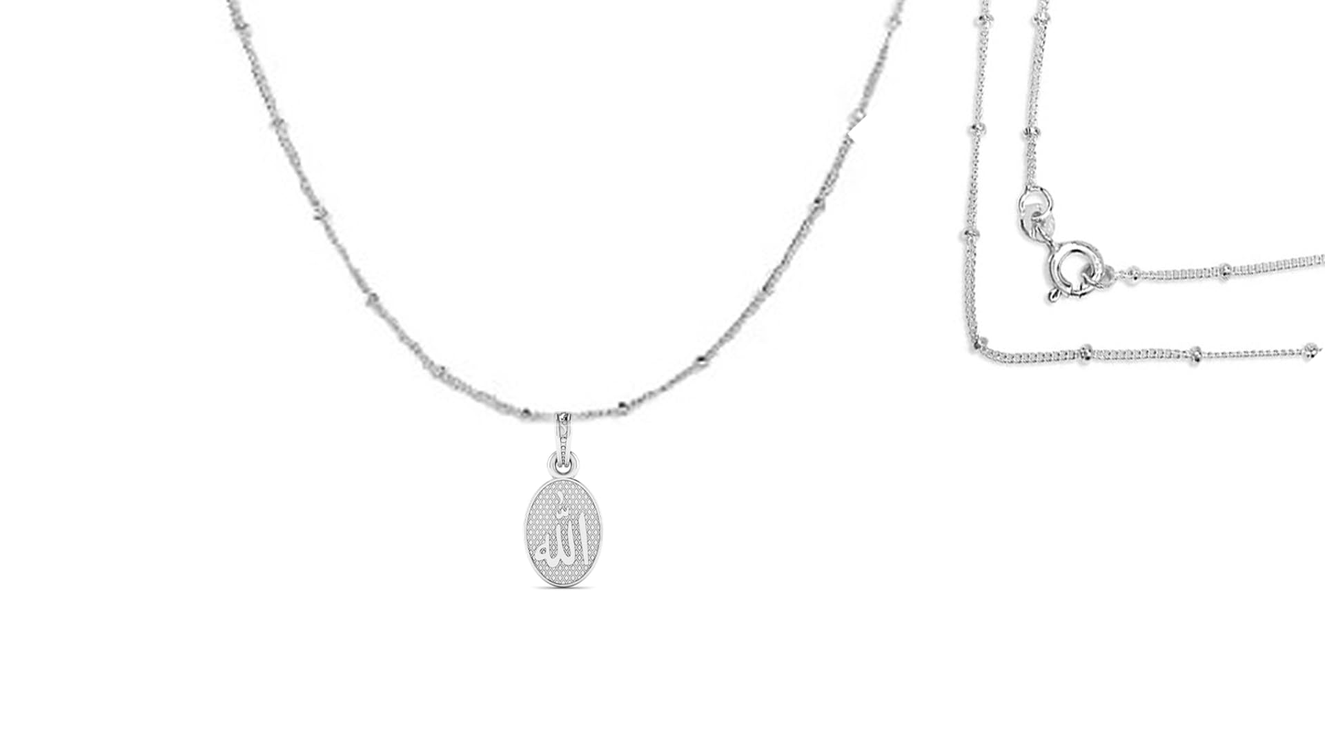 See full amazon price history chart for Religious God Allah Barkat Chain Pendant (Pendant with Ball/Beads Chain) for Men and women Pure Silver spiritual Islamic Muslim Allah Barkat Kareem symbol Chain Locket for Good Luck, Health & Wealth Religious God Allah Barkat Chain Pendant (Pendant with Ball/Beads Chain) for Men and women Pure Silver spiritual Islamic Muslim Allah Barkat Kareem symbol Chain Locket for Good Luck, Health & Wealth (B0CBTPCYG4) Amazon Price History, Amazon Price Tracker
