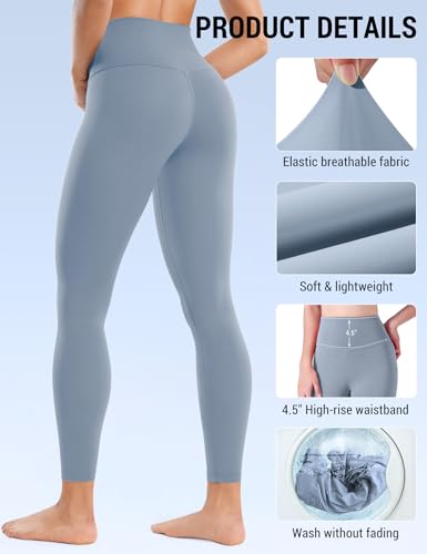 Image of Venzina High Waist Tummy Control Yoga Pants for Women - Super Soft Squat Proof Leggings with 4- Way Stretch for Gym, Running, Yoga & Daily Casual Wear