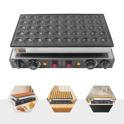 50 Loch Elektro Antihaft Waffeleisen Elektrischer Mini Holländischer Pfannkuchenbäcker 1700 W Pfannkuchen Maker Antihaft Für Den Gewerblichen Gebrauch Zu Hause – Bild 8