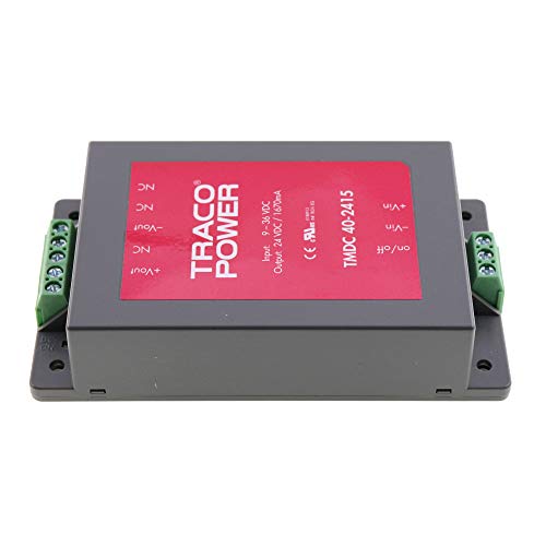 TMDC-40-2415 Power Converter DC/DC, 1 Output, 40W, 24V, 1670mA2