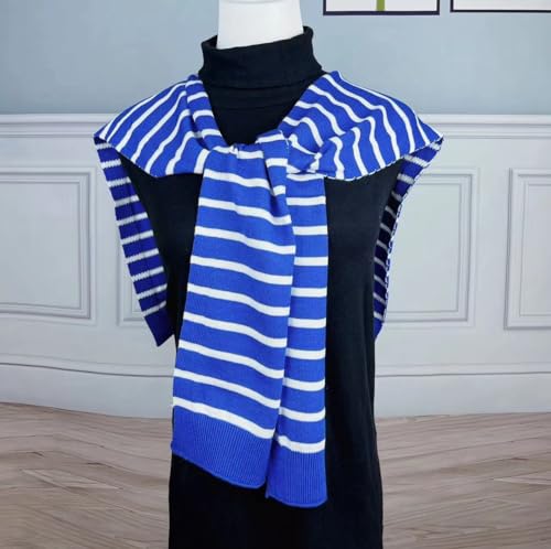 Image of WaJuemy Sweater Shawl Wraps for Women Sweater Knitted Knotted Shawls Travel Casual Scarf Cape Shoulder Tops Fashion Wrap