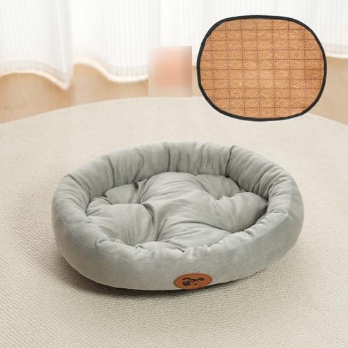 クッション 猫 マット 犬 ペット用品 ブランケット ハウス ふわふわ ペットベッド 防カビ 簡単お手入れ 滑り止め ソフト おしゃれ ぐっすり眠る 犬マット オールシーズン対応 お部屋 S:52*46cm(推奨体重:3.5kg以内)
