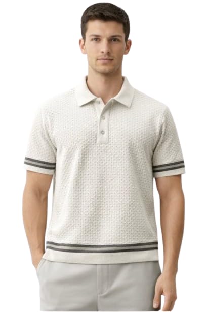 Men's Pure Cotton Knitted Polo T-Shirt | Soft & Breathable | Regular Fit | Casual Wear and Office wear-image-38