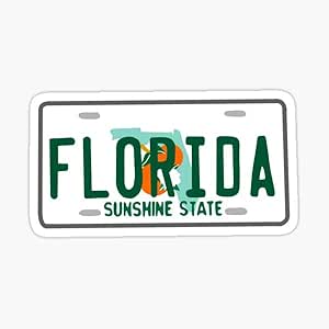 Florida State Road 30A Sticker Decal - 5 Inch Vinyl Bumper Sticker