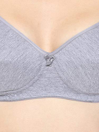 Image of SONARI 0015 Women's Light Padded Cotton Bra | Wire-Free, Medium Coverage, Sewn-in Bump for Natural Lift