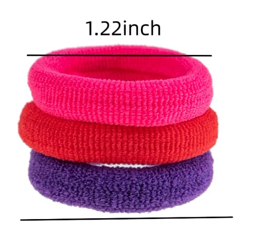 Miniatura 11 de Gomas elásticas para el cabello que no Provoca daños, paquete de 100 unidades multicolor