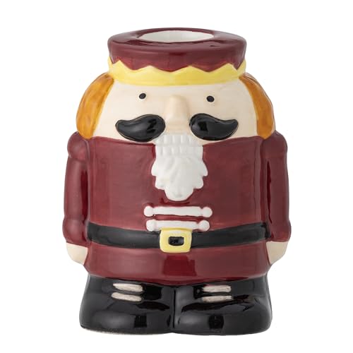 Bloomingville Feast Kerzenhalter in Form eines Nußknacker in rot aus...