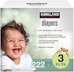 Kirkland Signature Diapers, Size 3 (222-Count)