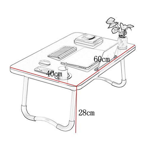 Bureau d'ordinateur portable et table basse pliante pour vivre seul à la mode - 3