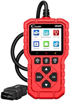 LAUNCH CR329 OBD2 Adapter Auto Diagnosegerät Motor Check | Fehlercodes lesen/löschen, Motorkontrollleuchte aus, Echtzeitdaten, Batterietest, Kfz Scanner Codeleser für PKW 1996-2026