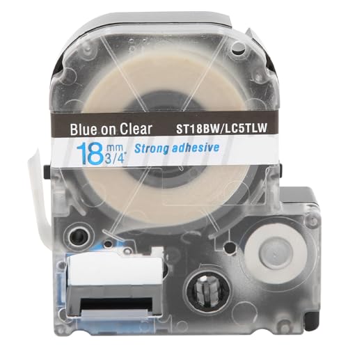 Outdoorm ���x�����[�J�[�e�[�v 18 �~�����[�g�� PET �h�����x�����O�e�[�v�G�v�\�����x���v�����^/�L���O�W�����x���}�V���p (18mm����)