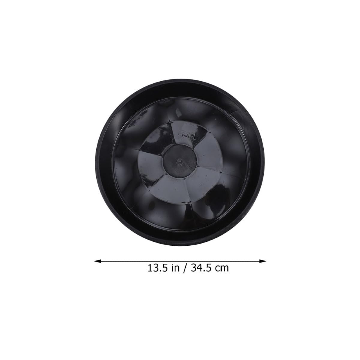 Totority Base per Vaso da Fiori Rotonda in Plastica Nera, Set da 10 Pezzi di Vassoi per Raccolta Acqua, Accessori da Giardinaggio per Piante da Interno e Balcone