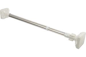 uicieantify Clothes Rail Adjustable Shower Rod