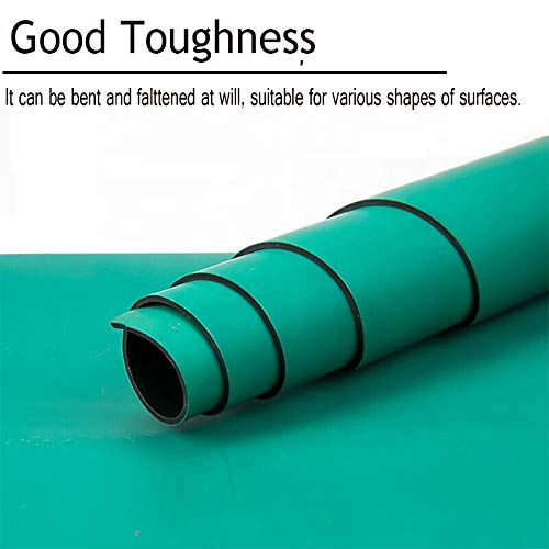 tonchean Anti-static table mat, 118'' x 24'' High Temperature Electrical Grounding Desk Pad, Large Rubber Workbench Mats for Sensitive Electronics Working