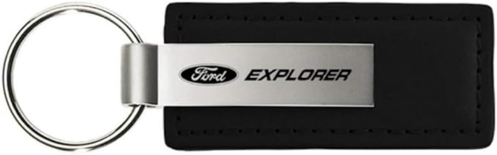 Rectangular Leather Key chain for Ford Explorer