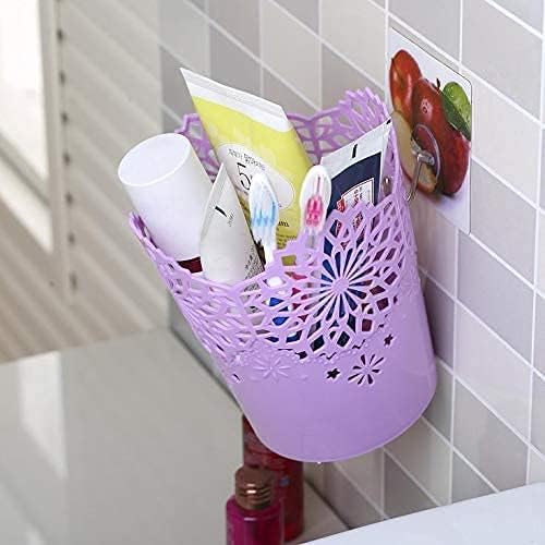 Voarge Pencil Holder Cup Set, 6 Pcs Different Pencil Cup Pen Holder Ruler Organizer, Pencil Pot Pencil Cup Makeup Brush Desk Tidy Organizers with 400 PCS Sticky Notes for Office School Home Supplies