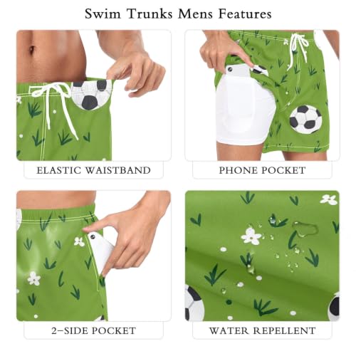 Bañador de secado rápido de fútbol para hombre ideal para la playa y piscina 6
