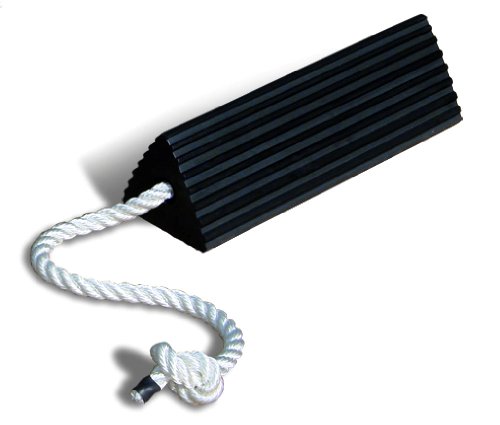 Roadblock RC5512-S Rubber Triangular Wheel Chock, Black, 12" Length, 5" Width, 4.33" Height