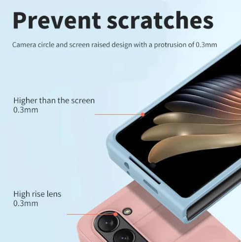Image of Connexa Silicon UltraGuard Pro Back Cover for Galaxy Fold 6 - Shockproof, Anti-Slip Grip, Drop-Resistant, and Enhanced Corner Protection (Smart Phone NOT Included) (Sky Blue)