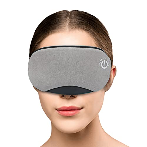 Masque de massage yeux compresse chaude fatigue cernes sec