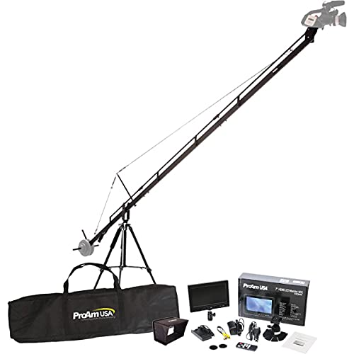 ProAm Orion DVC210 12' Wedding Production Package, Includes DVC210 12' Crane, Tilt Brake, Mount, Bag, 7