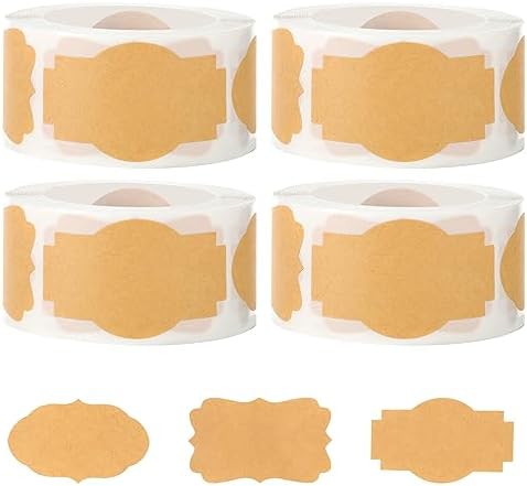AZWOOD Etichette Alimenti con Data, 2 Rotoli 1000 Etichette Congelatore Adesive 25x40mm per Alimentari Da Congelatori - Etichetta Scadenza Contenitori di Alimenti