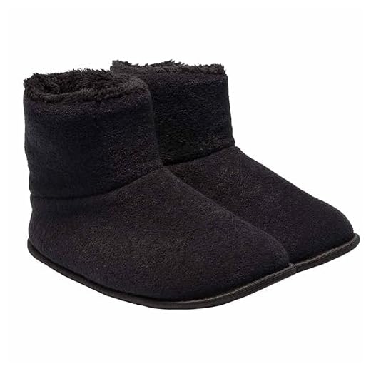 Pantufa Bota Antiderrapante Chinelo de Quarto Peluciado Super Resistente e Macio, 100% Poliéster (Preta, BR, Adulto, Faixa Numérico, 43, 44)
