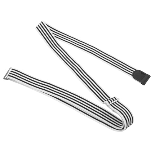 VANZACK Shirt Tuck Band Non-slip Holder for Men Wrinkle Fastener for Dress and Casual Wear Comfortable Adjustable Design and Stripes