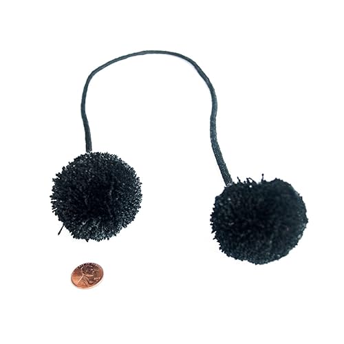 Wayuu Handcrafted Pom Pom Balls Assorted Sizes & Colors - Medium Grey