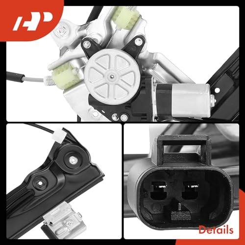 A-Premium Front Right Power Window Regulator with Motor Compatible with Chevy Cruze 2011 2012 (Up to 04/26/2012) Front Passenger Side 2 Pins, Without Anti-Pinch by A-premium - Image 8