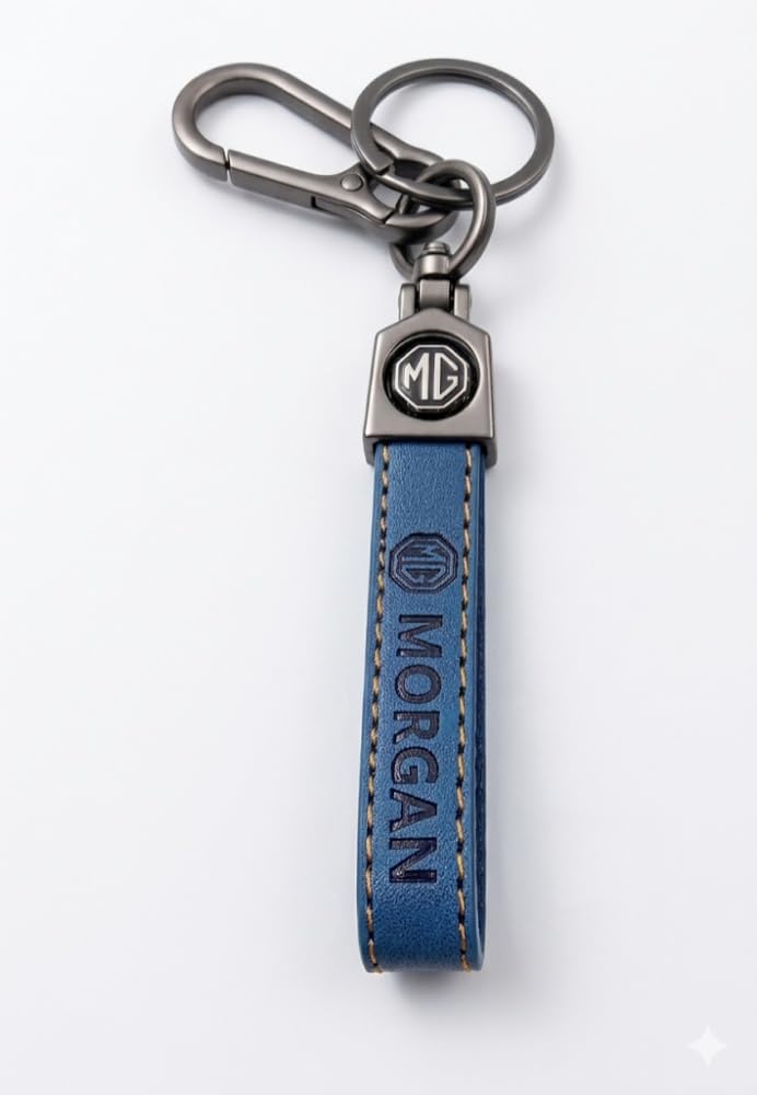 Shobha deco Premium Leather Loop Keychain Compatible with MG