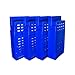 Time Walker Set of 4 Sky Blue Plastic Partner Bridge Bidding Boxes with Scoring Cards Card Games Bid Device