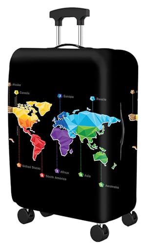 Generic Capa protetora de mala de viagem antiarranhões, serve para 45 a 81 cm, tecido de elastano à