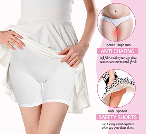 Riliam 3 Pack Slip Shorts For Women Under Dress, Smooth Anti Chafing Shorts For Yoga/Workout/Running/Cycling #TOP2
