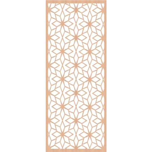 Image of Lake Decorative Pierced Fretwork Wood Wall Panels, 23 3 /8 inchW x 59 3 /8 inchH x 1 /4 inchT, Alder